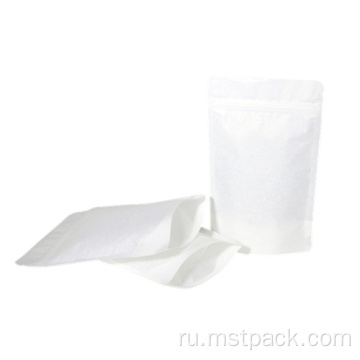 Сумка для упаковки риса из крафт-бумаги с застежкой-молнией